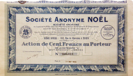 «Société Anonyme Noël 1926»